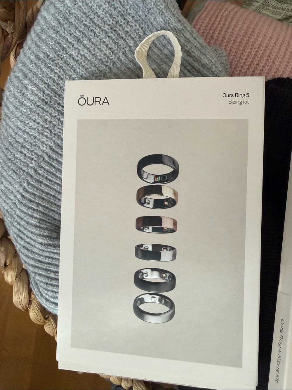 Oura Ring Sizing Kit — Black and Silver Options